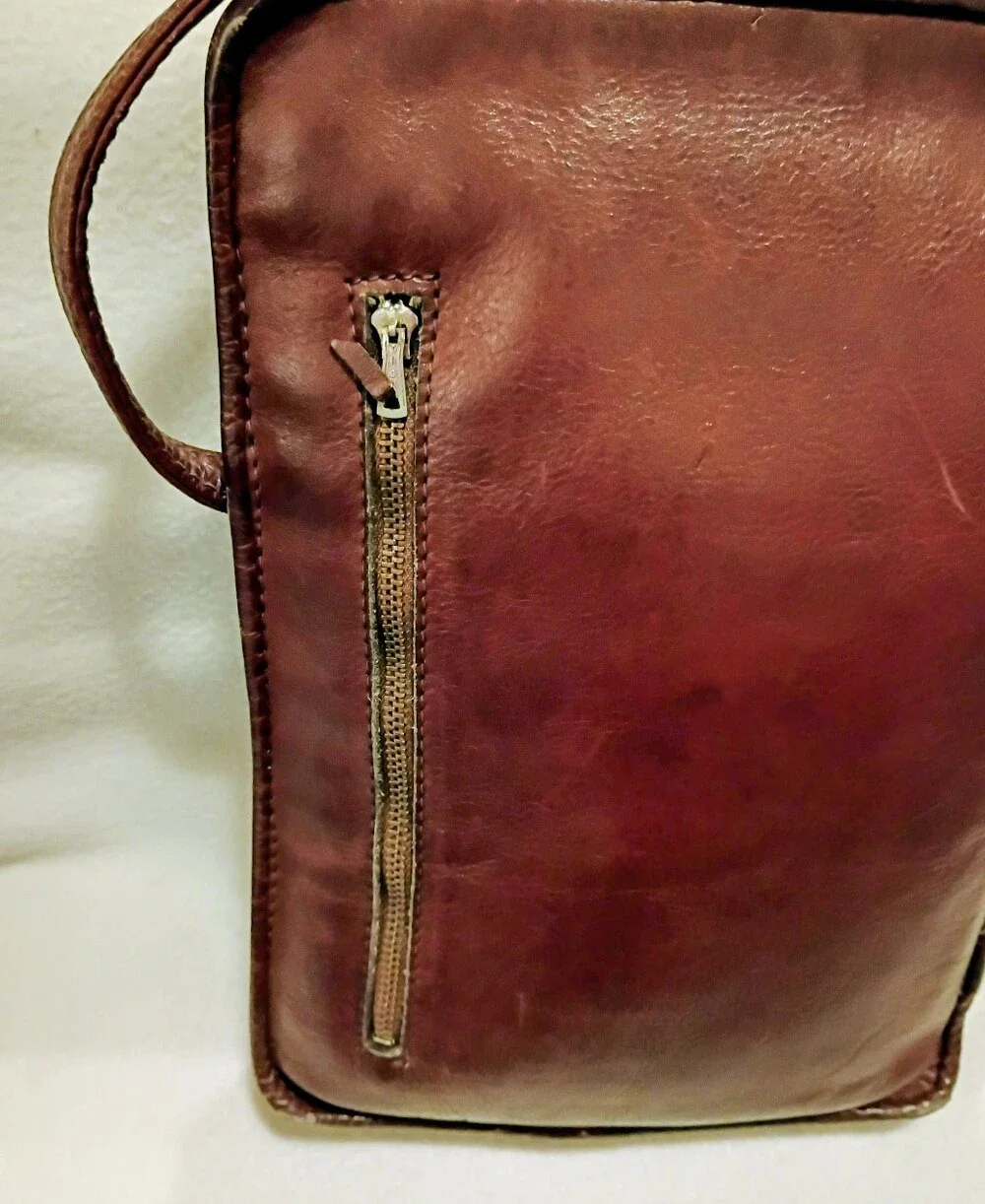Fairfax Leather Hippie Satchel 70s Boho Good Goods